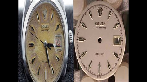 rolex dial refinishing restoration|Rolex aftermarket dial.